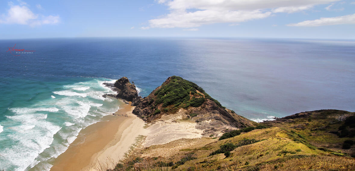 Cape Reinga, the northwestern most tip of New Zealand, 2013